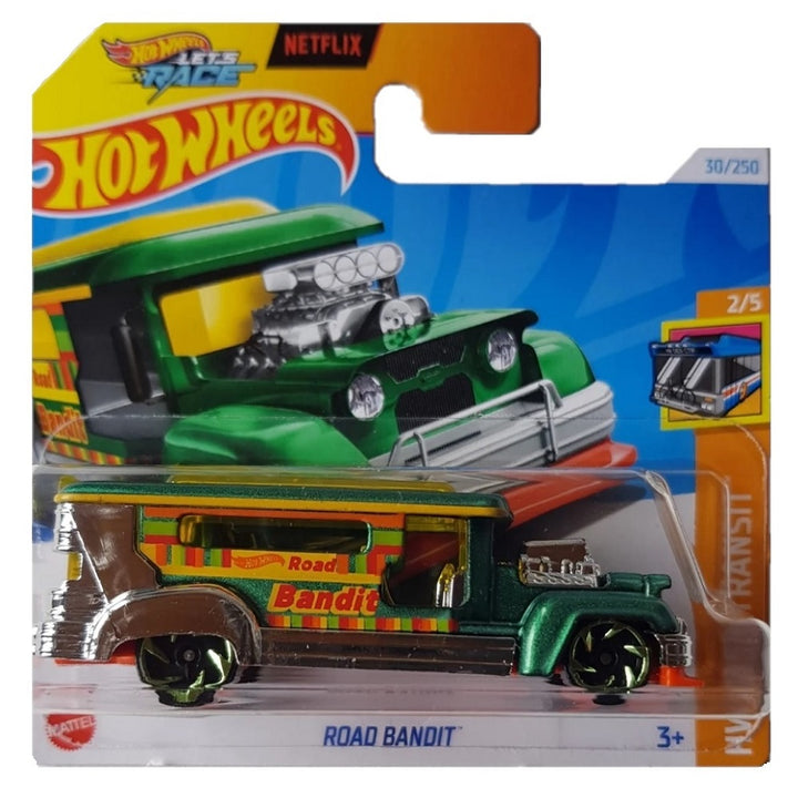 הוט ווילס נטפליקס רוד בנדיט | Hot Wheels Netflix Let's Race Road Bandit (2nd Color)