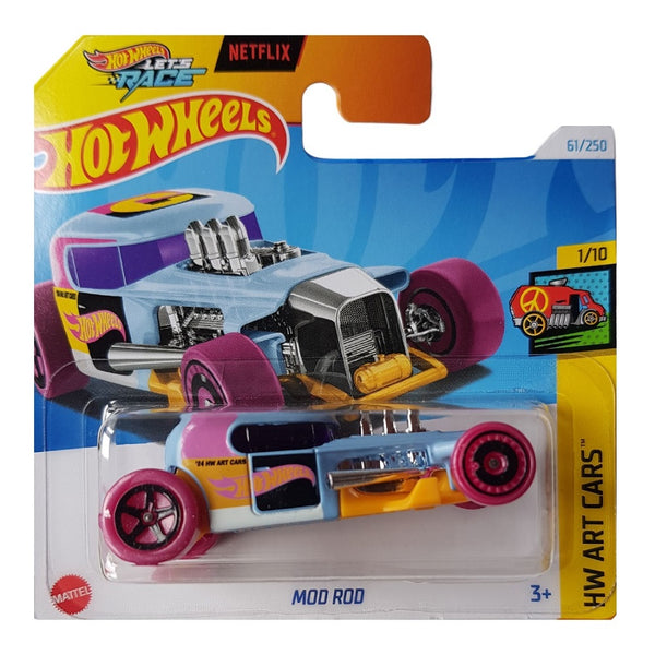 הוט ווילס נטפליקס מוד רוד | Hot Wheels Netflix Let's Race Mod Rod (3rd Color)