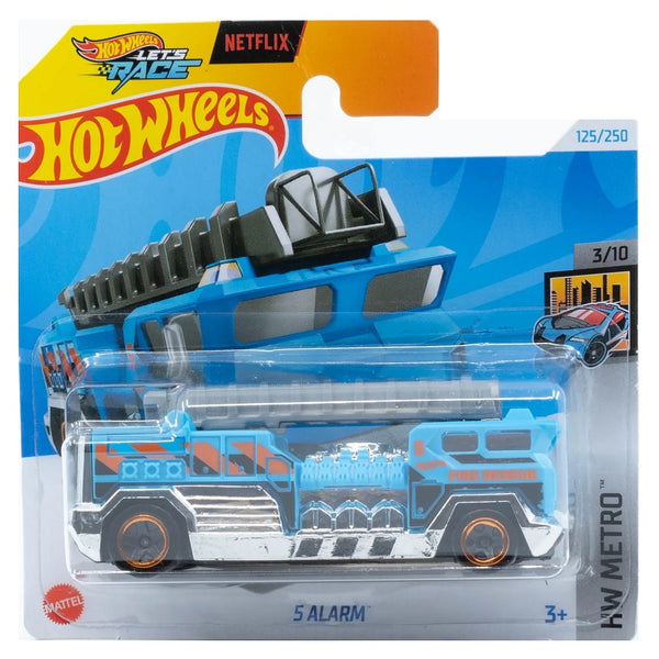 הוט ווילס נטפליקס 5 אלארם | Hot Wheels Netflix Let's Race 5 Alarm (2nd Color)