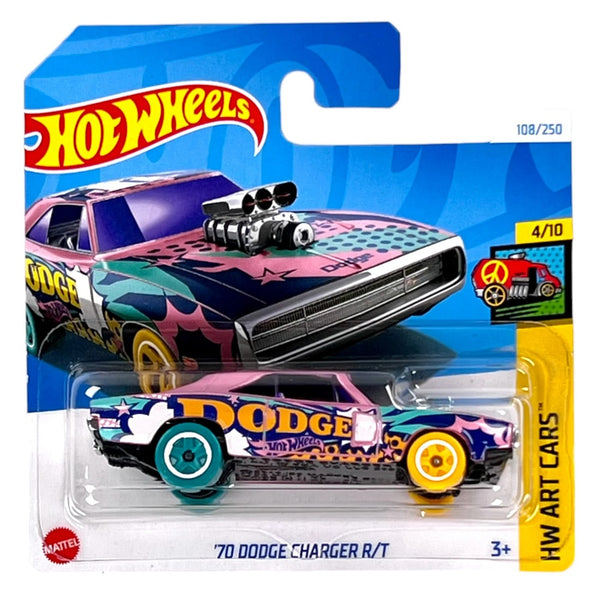 מכונית הוט ווילס דודג' צ'ארג'ר R/T 1970 | Hot Wheels '70 Dodge Charger R/T (2nd Color)