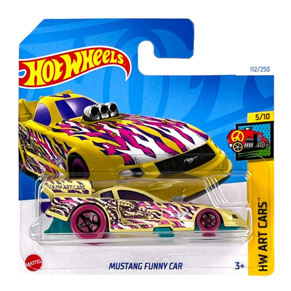 מכונית הוט ווילס מוסטנג פאני קאר | Hot Wheels Mustang Funny Car (3rd Color)