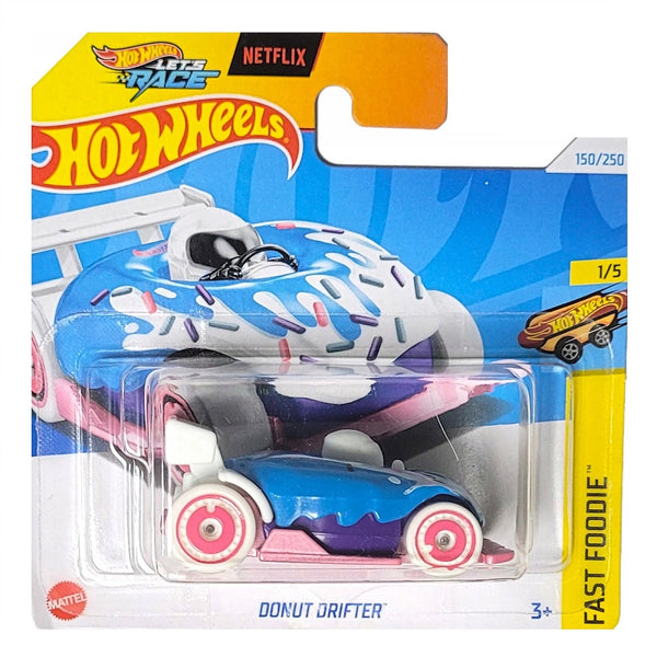 הוט ווילס נטפליקס דונאט דריפטר | Hot Wheels Netflix Let's Race Donut Drifter (2nd Color)