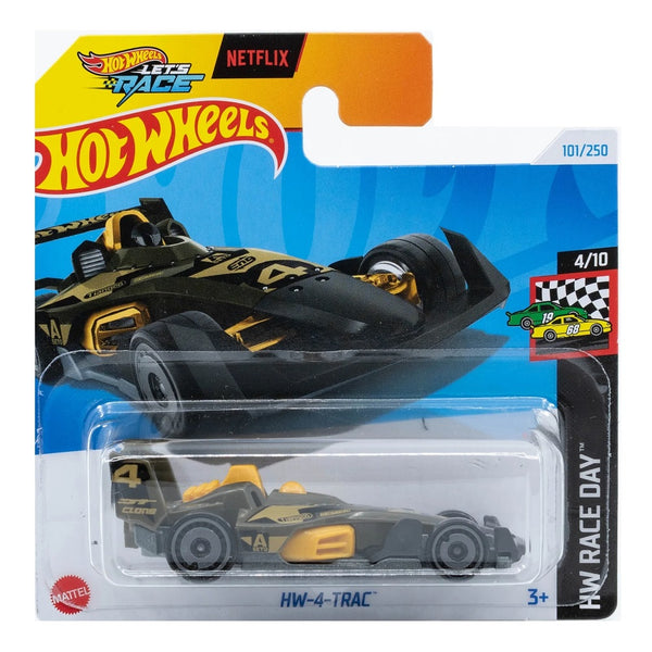 הוט ווילס נטפליקס פור טראק | Hot Wheels Netflix Let's Race HW-4-Trac (2nd Color)