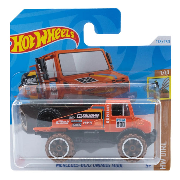 משאית הוט ווילס מרצדס יונימוג 1300 | Hot Wheels Mercedes-Benz Unimog 1300L (3rd Color)