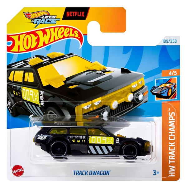 מכונית הוט ווילס טראק דוואגון | Hot Wheels Netflix Let's Race Track Dwagon (2nd Color)