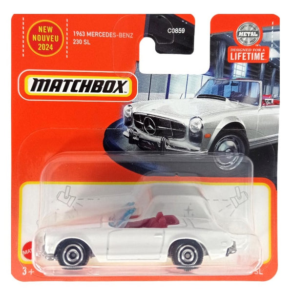 מכונית מא'צבוקס מרצדס 230 SL 1963 | Matchbox 1963 Mercedes-Benz 230 SL