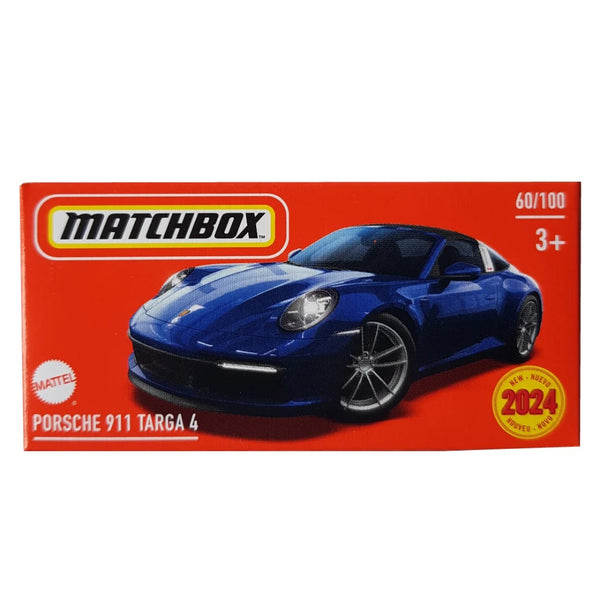 מכונית מאצ'בוקס פורשה 911 טרגה 4 | Matchbox Porsche 911 Targa 4 Power Grabs