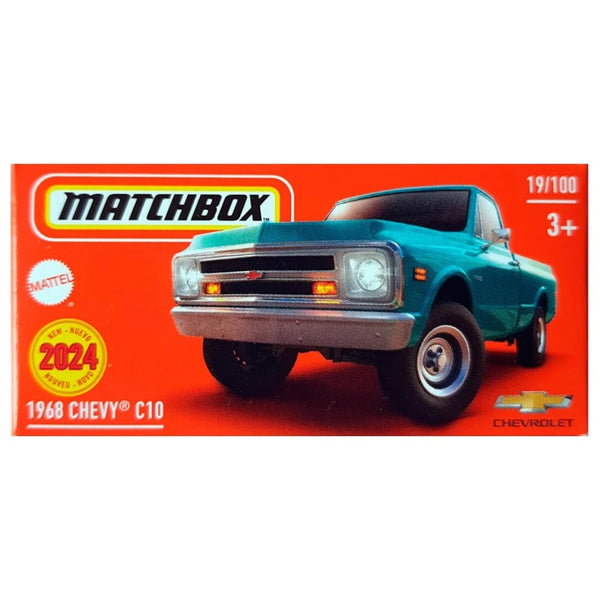 מאצ'בוקס שברולט C10 פיקאפ 1968 | Matchbox 1968 Chevy C10 Power Grabs