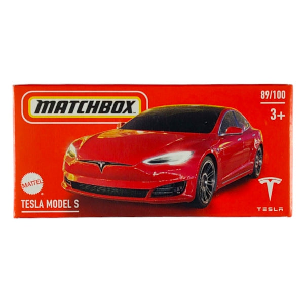 מכונית מאצ'בוקס טסלה מודל S | Matchbox Tesla Model S Power Grabs