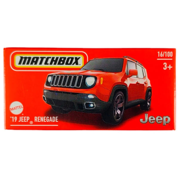 מאצ'בוקס ג'יפ רנגייד 2019 | Matchbox '19 Jeep Renegade Power Grabs