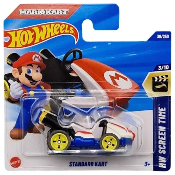 מכונית הוט ווילס סטנדרט קארט סופר מריו | Hot Wheels Standard Kart Super Mario