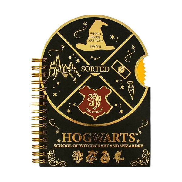 מחברת ספירלה A5 ספינר כובע מיון הארי פוטר | Harry Potter A5 Spinning Sorting Hat Notebook | מחברת | פלאנט איקס | Planet X