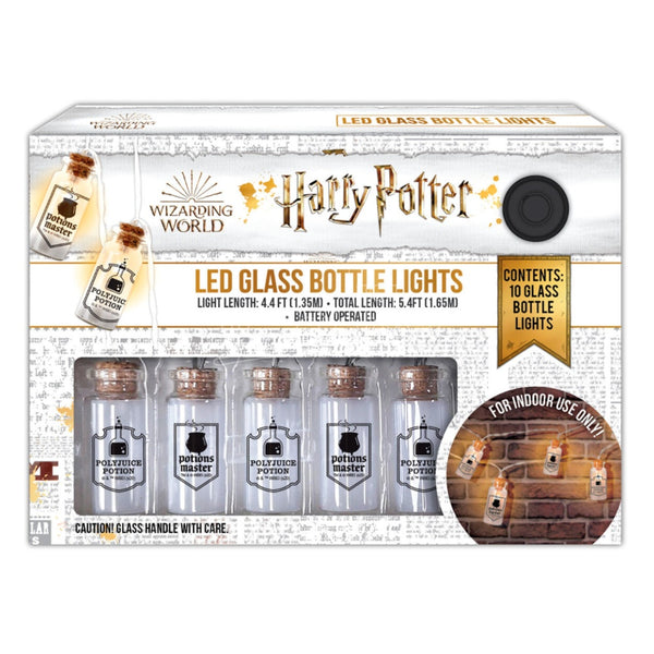 שרשרת נורות לד הארי פוטר | Harry Potter Led Glass Bottle Lights