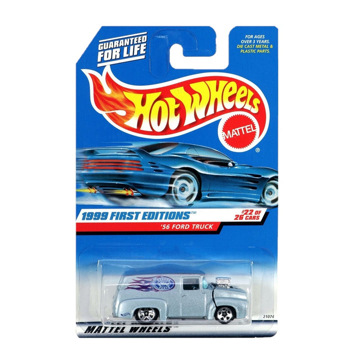 הוט ווילס פורד טראק 1956 | Hot Wheels 1999 First Editions '56 Ford Truck | רכבים | פלאנט איקס | Planet X