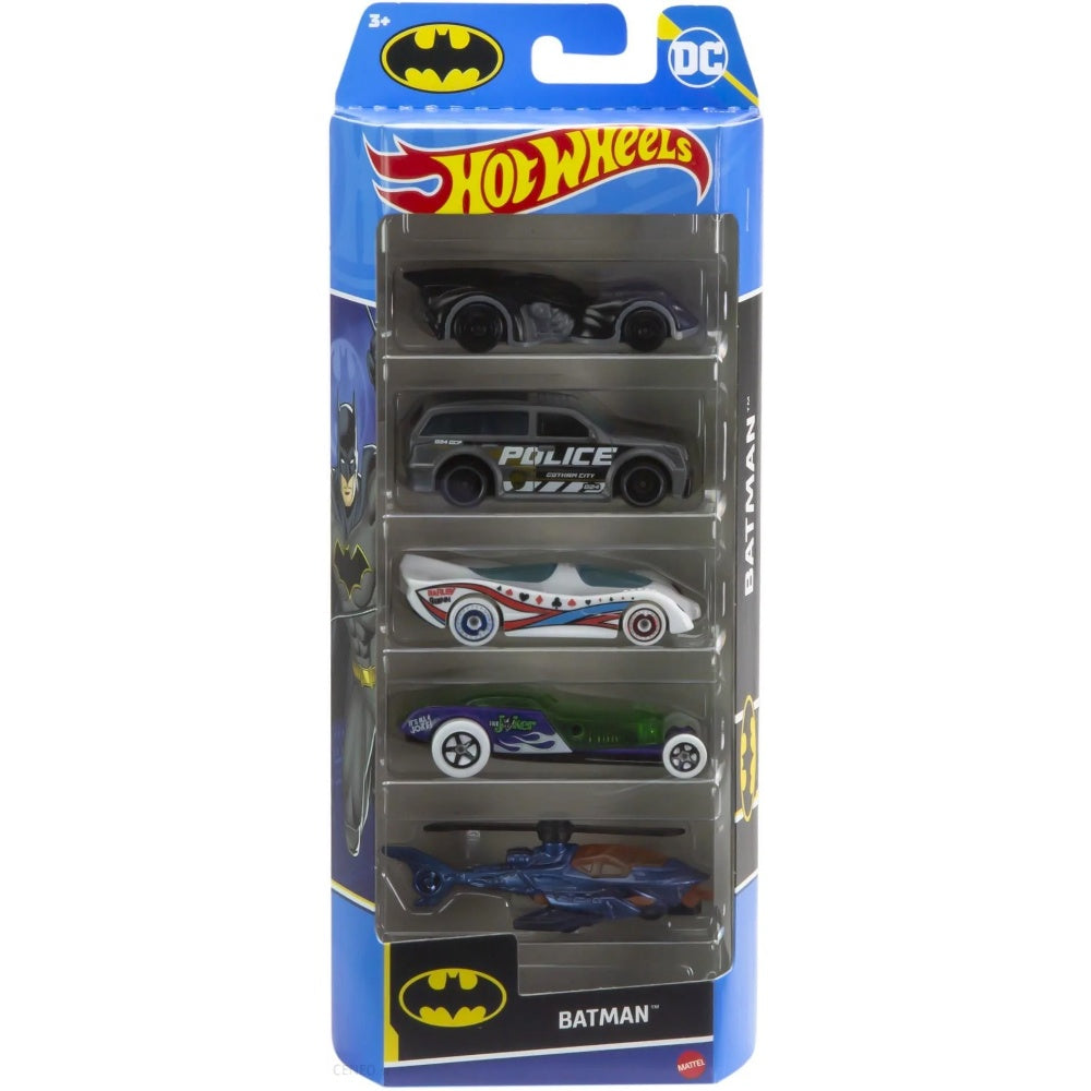 מארז 5 רכבי הוט ווילס באטמן | Hot Wheels Batman 5 Pack – פלאנט איקס ...