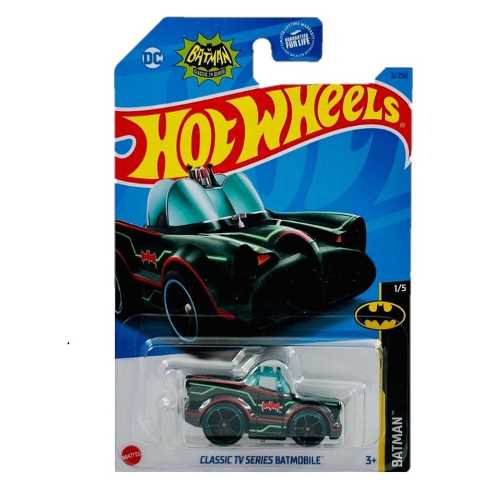 הוט ווילס באטמוביל סדרת הטלויזיה הקלאסית | Hot Wheels Classic TV Series Batmobile (2nd Color) | רכבים | פלאנט איקס | Planet X