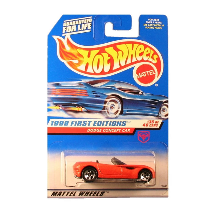 הוט ווילס דודג' קונספט | Hot Wheels 1998 First Editions Dodge Concept Car | רכבים | פלאנט איקס | Planet X