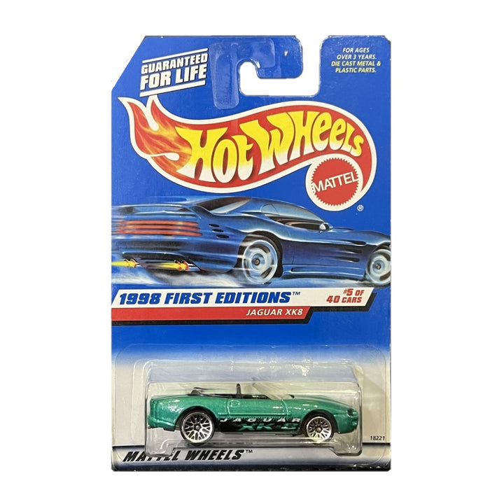 הוט ווילס יגואר XK8 | Hot Wheels 1998 First Editions Jaguar XK8 | רכבים | פלאנט איקס | Planet X