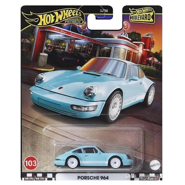 מכונית הוט ווילס פרימיום פורשה 964 | Hot Wheels Premium Boulevard Porsche 964