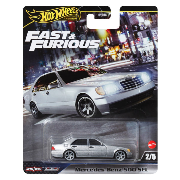 הוט ווילס פרימיום מהיר ועצבני מרצדס 500 SEL | Hot Wheels Premium Fast And Furious Mercedes-Benz 500 SEL