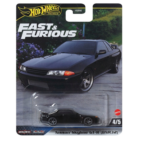 הוט ווילס פרימיום מהיר ועצבני | Hot Wheels Premium Fast And Furious Nissan Skyline GT-R (BNR32)