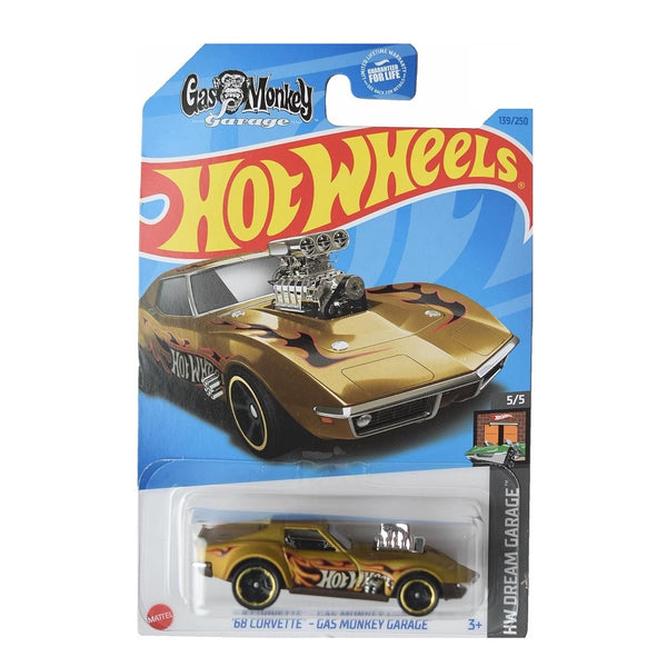 הוט ווילס קורבט 1968 גאס מאנקי גאראג' | Hot Wheels '68 Corvette Gas Monkey Garage | רכבים | פלאנט איקס | Planet X