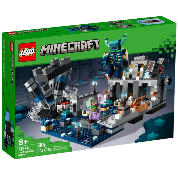 לגו 21246 הקרב במעמקי האפלה מיינקראפט | LEGO 21246 The Deep Dark Battle Minecraft | הרכבות | פלאנט איקס | Planet X