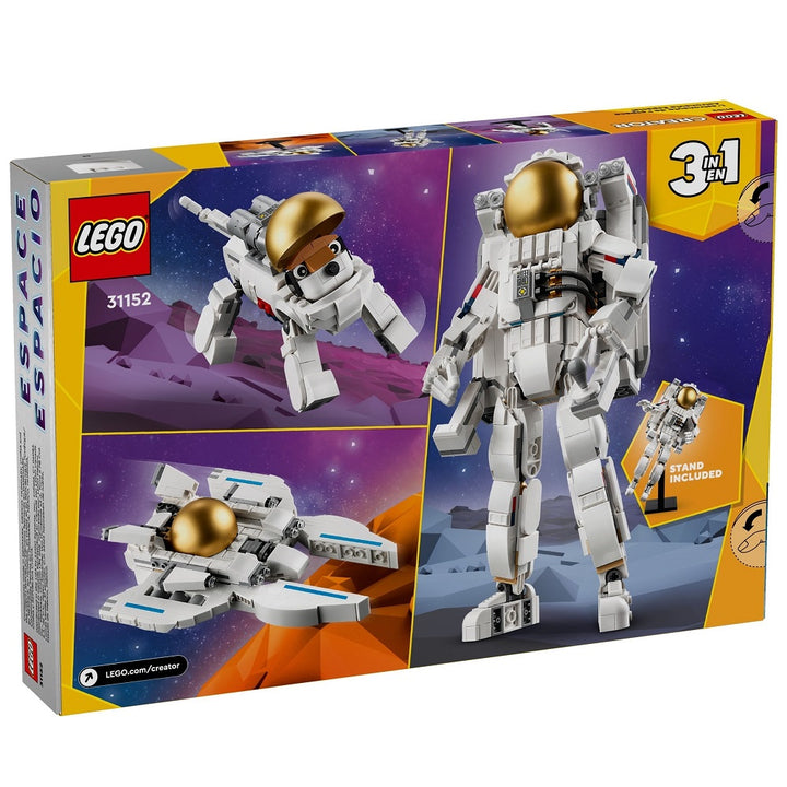 לגו 31152 אסטרונאוט חלל | LEGO 31152 Space Astronaut | הרכבות | פלאנט איקס | Planet X