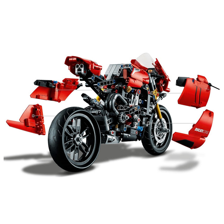 לגו 42107 דוקאטי טכני | LEGO 42107 Ducati Panigale V4 R Technic | הרכבות | פלאנט איקס | Planet X