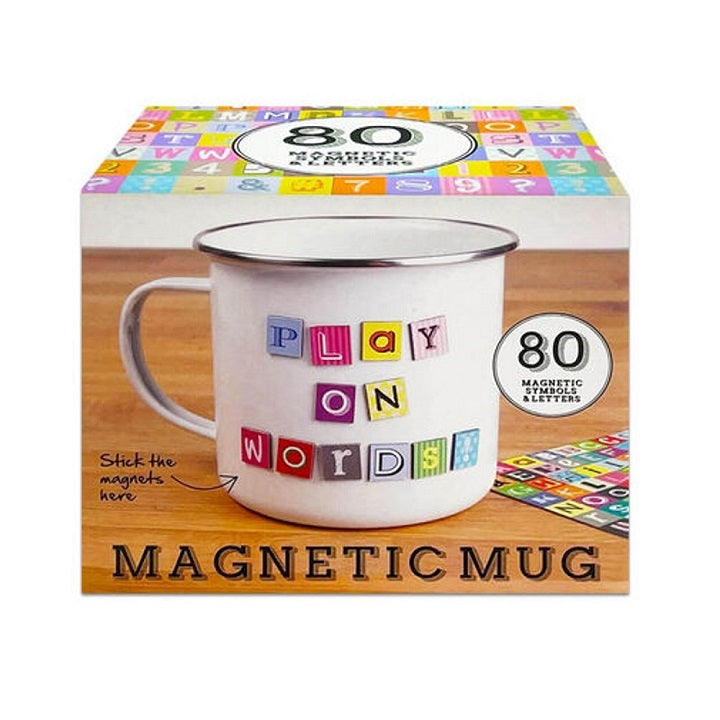 ספל עם אותיות מגנט | Magnetic Letters Mug | ספלים וכוסות | פלאנט איקס | Planet X