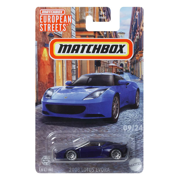 מכונית מאצ'בוקס לוטוס אבורה | Matchbox European Streets Series Lotus Evora