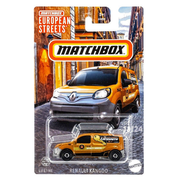 מכונית מאצ'בוקס רנו קנגו | Matchbox European Streets Series Renault Kangoo