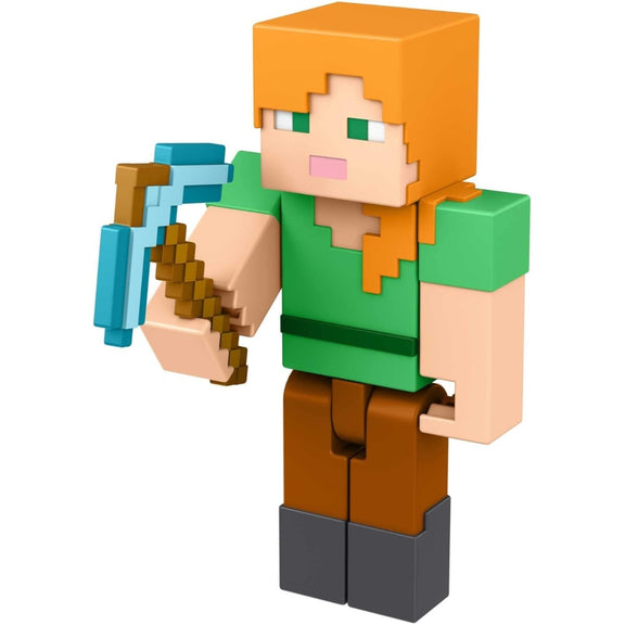 דמות מיינקראפט אלכס כולל אביזר פורטל | Minecraft Alex Build-a-portal F ...
