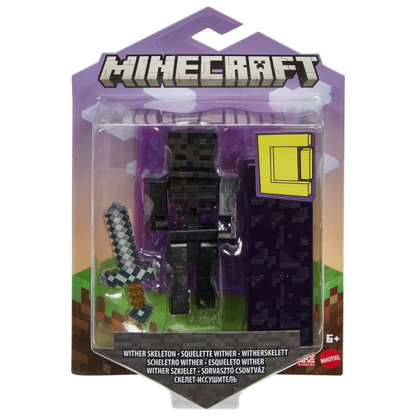 דמות מיינקראפט סקלטון כולל אביזר פורטל | Minecraft Skeleton Build-a-portal Figure