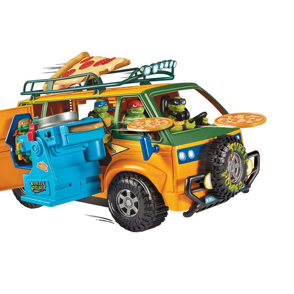 רכב משלוחים משגר פיצות צבי הנינג'ה | Mutant Mayhem Pizza Fire Delivery Van Ninja Turtles | דמויות וגיבורים | פלאנט איקס | Planet X