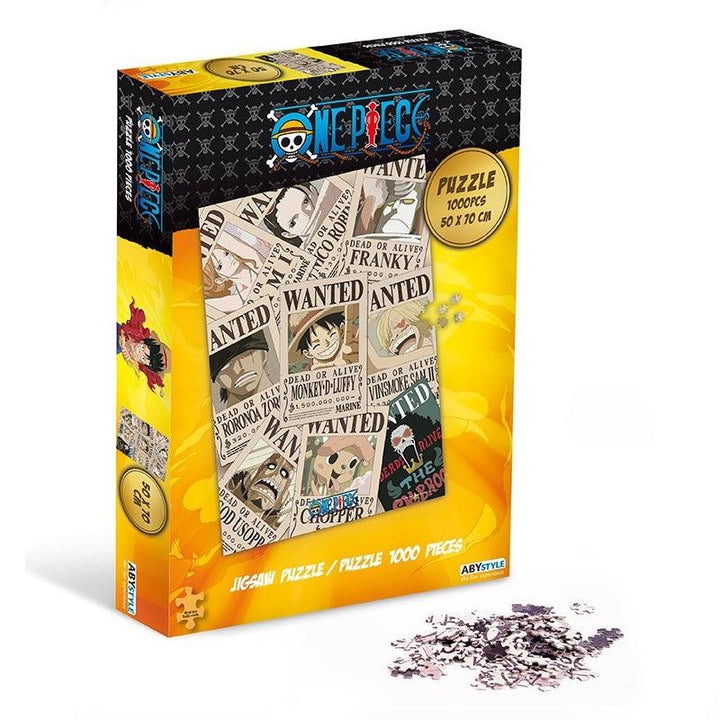 פאזל וואן פיס מבוקשים 1000 חלקים | One Piece Wanted 1000 Pieces Jigsaw Puzzle | | פלאנט איקס | Planet X