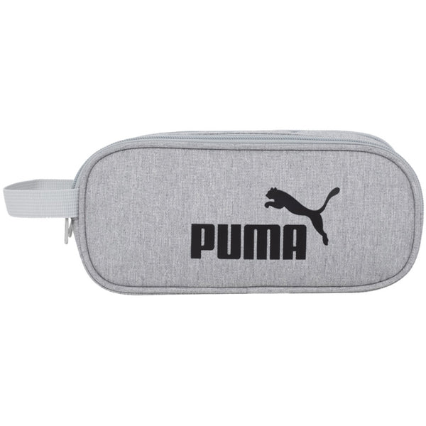 קלמר פומה 2 תאים אפור שחור | Puma Pencil Case Grey/Black