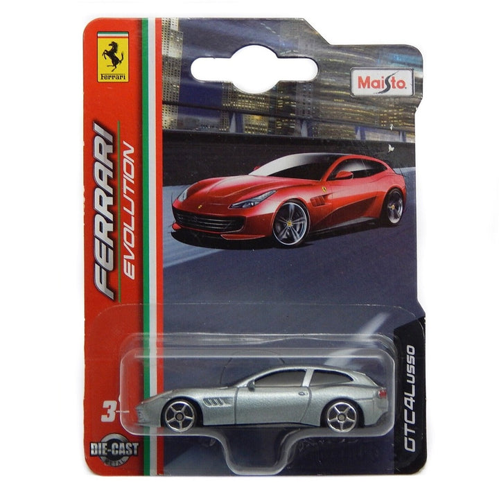 פרארי GTC4 לוסו כסופה | Silver GTC4 Lusso Ferrari 1:64 Maisto | רכבים | פלאנט איקס | Planet X