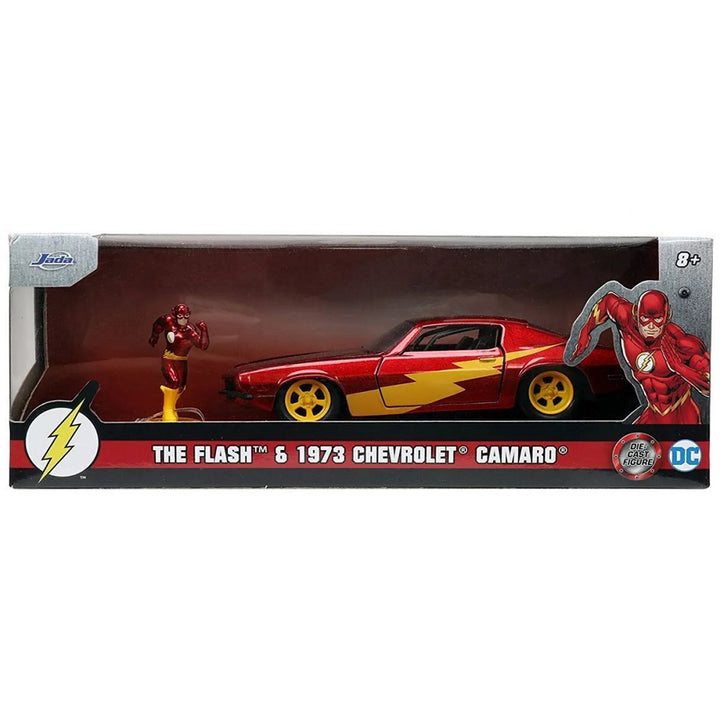 שברולט קאמרו 1973 ודמות הפלאש | The Flash And 1973 Chevrolet Camaro 1:32 | רכבים | פלאנט איקס | Planet X
