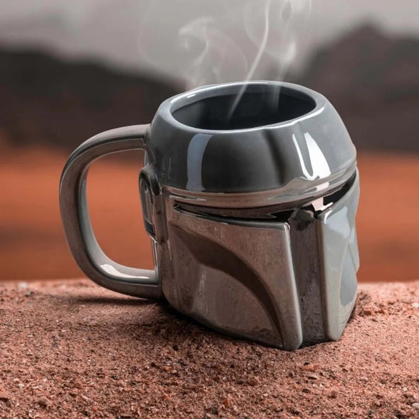 ספל תלת מימד המנדלוריאן מלחמת הכוכבים 650 מ"ל | The Mandalorian Helmet 3D Mug Star Wars