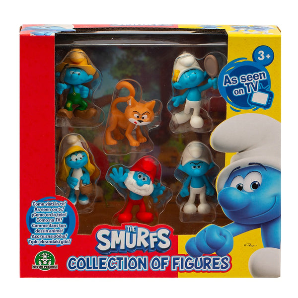 מארז 6 דמויות הדרדסים מיקס 1 | The Smurf's Collection Of Figures Mix 1