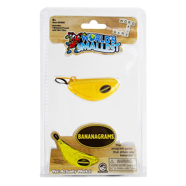 משחק בננהגראמס הקטן בעולם | World’s Smallest Bananagrams Game