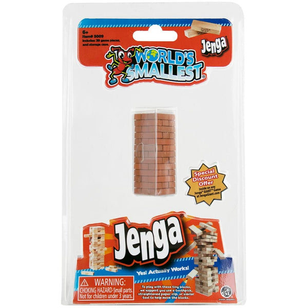 משחק ג'נגה הקטן בעולם | World’s Smallest Jenga Game