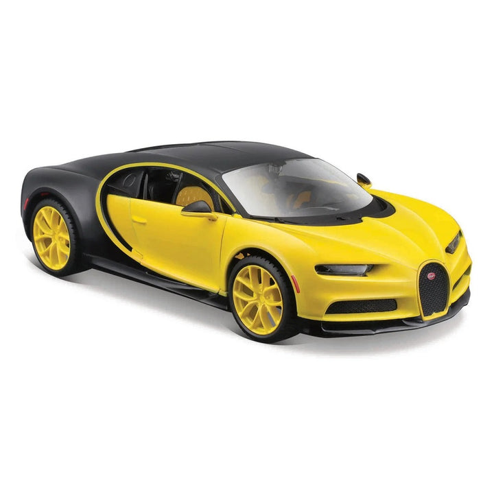 בוגאטי שירון צהוב\שחור 1:24 מהדורה מיוחדת | Bugatti Chiron Black And Yellow Maisto Special Edition 1:24 | רכבים | פלאנט איקס | Planet X