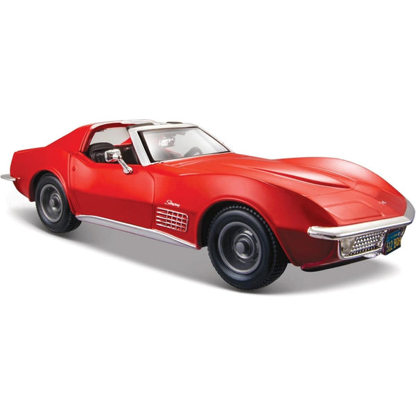 דגם מכונית שברולט קורבט 1970 מהדורה מיוחדת | Chevrolet Corvette 1970 1:24 Maisto Special Edition