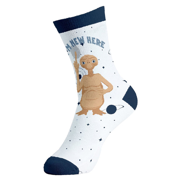גרביים מעוצבות אי.טי. חבר מכוכב אחר | E.T. the Extra-Terrestrial Socks