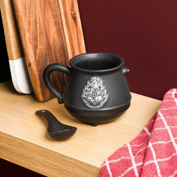 סט קדרה עם כף הארי פוטר | Harry Potter Cauldron Soup Mug And Spoon Set