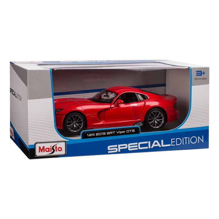 דודג' וייפר SRT GTS 2013 1:24 מהדורה מיוחדת | Dodge Viper SRT GTS 2013 1:24 Maisto Special Edition | רכבים | פלאנט איקס | Planet X