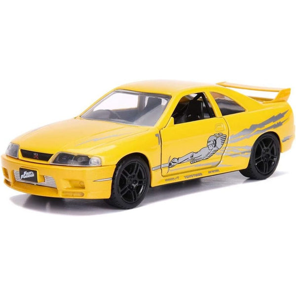 דגם מכונית ניסאן סקייליין BCNR33 של לאון מהיר ועצבני 1:32 | Fast And Furious Leon's Nissan Skyline GT-R (BCNR33) 1:32