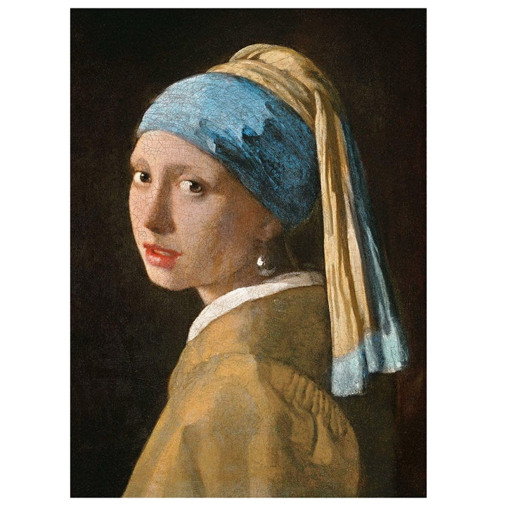 פאזל נערה עם עגיל פנינה יאן ורמיר 1000 חלקים | Girl with a Pearl Earring Johannes Vermeer 1000 Pieces Jigsaw Puzzle | | פלאנט איקס | Planet X